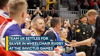 Team UK settles for silver after losing to France in Wheelchair Rugby at the Invictus Games