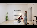 shelfplaza® home schwerlastregal höhen 155 cm 180cm 200cm 230cm aufbauvideo