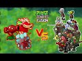 Ultimate cherrizilla, magnetar, explod-o-shooter survival challenge on hard mode - PVZ 2 Fusion