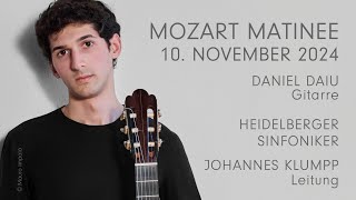 Konzert | Heidelberger Sinfoniker, Daniel Daiu, Johannes Klumpp | Mozart Gesellschaft Dortmund