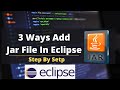 How to Add Jar File In Eclipse || 3 ways Add External jar file in Eclipse | Add jar file in Netbeans