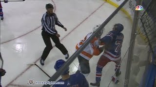 Wayne Simmonds vs Anthony DeAngelo Feb 18, 2018