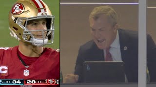 John Lynch LOSES HIS MIND After Brock Purdy Throw Interceptions!