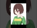 【undertale】ちょっと前に描いたキャラです　下手注意な undertale アンダーテール イラストメイキング イラスト キャラ 下手注意 下手 絵 描いてみた chara shorts 人間