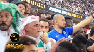 محمد العفيفي الله الله يامنتخبنا  رابطة المنتخب السعودي تشجيع مباراة #السعوديه_استراليا