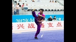 Men's Jiu jie bian 男子双鞭 第十三名 青海队 石富文 8.43分 qing hai shi fu wen