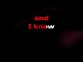 I KNOW WHO HOLDS TOMORROW ( karaoke with lyrics / Minus One / Instrumental Version)