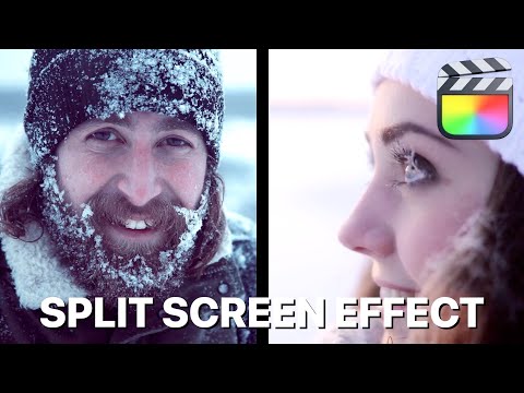 BASIC SPLIT SCREEN EFFECT IN FINAL CUT PRO | FCP #Shorts