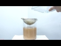 Extracting the starch from potatoes