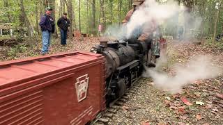 Mill Creek Central railroad Fall Blowdown 2018 101 car train.