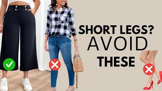 10 STYLING MISTAKES SHORT LEGS WOMEN (Like me) SHOULD AVOID II  Outfit Ideas For Short Ladies