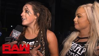 Sarah Logan goes to war with The War Goddess: Raw Exclusive, July 16, 2018