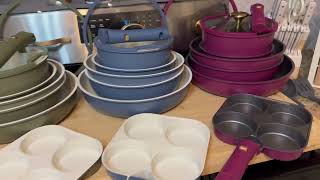 in Depth look at the Carote detachable handles Pot and Pans Set