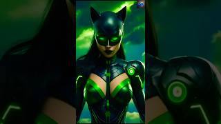 Catwoman X She-Hulk Hybrid🔥#shorts #animals #hybrids #ai #marvel #avengers #uyiamma #rashathadani