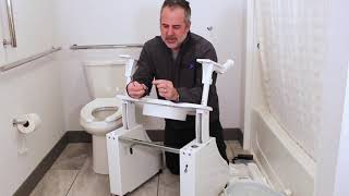 Dignity Lifts Deluxe Toilet Lift DL1 - Assembly Video Pt. 2