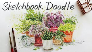 Sketchbook Doodle: Plants