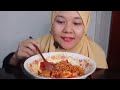 spicy explosion spicy meatballs octopus noodles mukbang