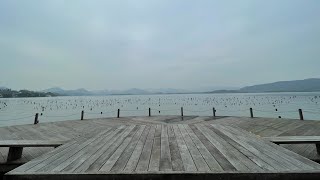 4K Walk Hangzhou China 步行中国杭州西湖景区