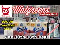 Walgreens Couponing | In-Store Haul | Jan 10th-16th Deals | $8.75 MONEYMAKER on Dove Hair Care 🤩