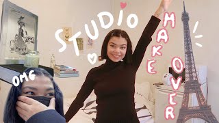 MON EMMÉNAGEMENT À PARIS (vlog + studio makeover)