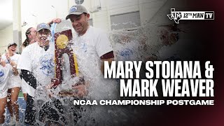 NCAA Championship Postgame: Mary Stoiana, Mark Weaver