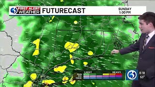 FORECAST: Rain Sunday prompts a First Alert Weather Day