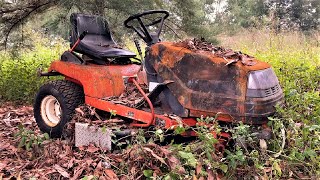 Restoring A KUBOTA 2 Axle Power Steering Lawn Mower // Restoring The Old Kubota Engine