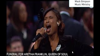 Jennifer Hudson Sings For Aretha Franklin's Funeral.
