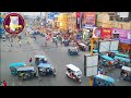 malda rath bari more. rel get. malda town rath bari more fly over.vlogs video