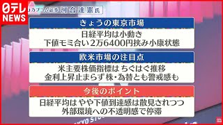 【10月12日の株式市場】株価見通しは？河合達憲氏が解説