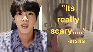 BTS JIN Scared Moments | Scared Kim Seok-Jin | BTS Army Academy