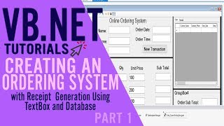 VB.NET TUTORIALS: Creating an Ordering System | Part 1