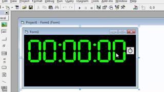 Visual Basic 6.0 How to make a digital clocks