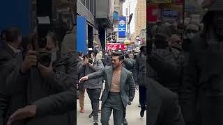 Ram Charan in New York  for attending GMA  and meeting his fans #usa #ramcharan #rrr #ntr