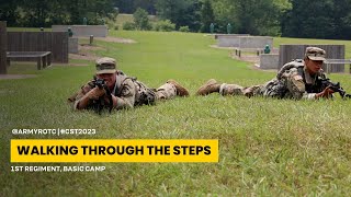 Walking through the Steps | 1st Regiment, Basic Camp | CST 2023