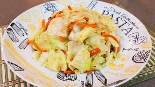 🌿薑汁炒椰菜|咁樣炒好好味|Fried cabbage w/ ginger juice