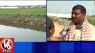 Farmers Express Rejoice Over Receiving Irrigation Water From the Singur Project | Sangareddy | V6