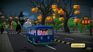 Wheels on the Bus Halloween song | Wheels on the Bus Song for Kids | Halloween S