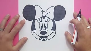 Como dibujar a Minnie paso a paso 2 - Disney | How to draw Minnie 2 - Disney