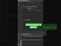 Polymorphism in python?