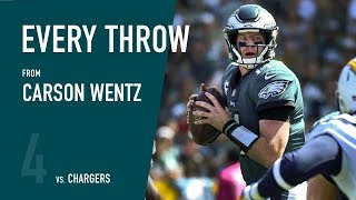 Carson Wentz vs. Los Angeles Chargers (Week 4, 2017)