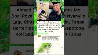 Ahmad Dhani singgung Agnes Mo.. Loh katanya manusia ini somb0nk... Gimana pendapat nya bund