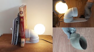 DIY DECORATION IDEAS, BOOKHOLDING LAMP, PVC CREATIONS, BUSINESS IDEAS, DECORATION LAMP