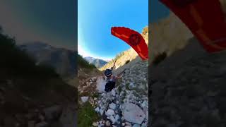 Insane Paragliding Pt. 2 #adrenalinerush #adventuresport #yolo #crazy #insane #shorts #paragliding