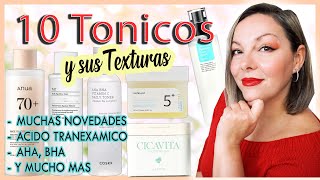 10 TONICOS Y SUS TEXTURAS - NOVEDADES - CERAMIDAS - ACIDOS - VITAMINAS - CICA -SUPERNOVA LAURA