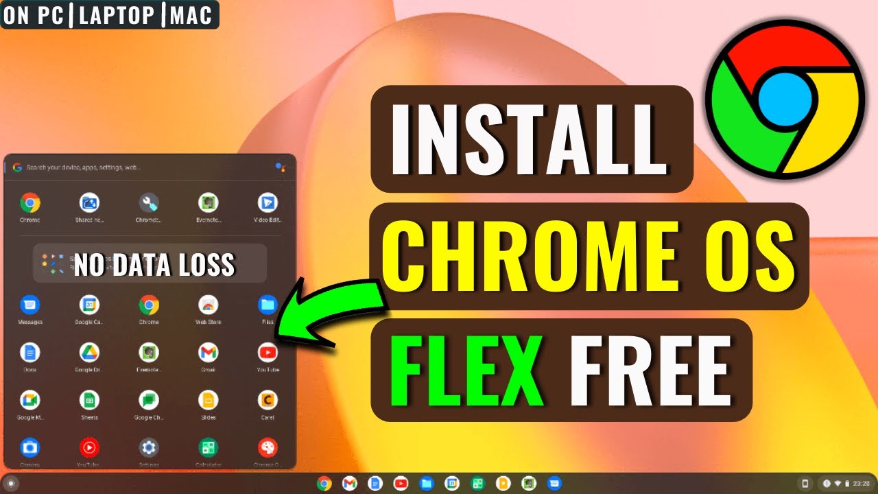 Chrome OS Flex Install On USB Pendrive Drive | Dual Boot | Play Store ...