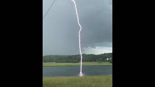 Lightning Strikes water