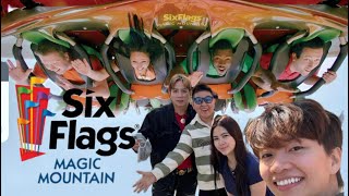 CHƠI CẢM GIÁC MẠNH Ở MỸ🇺🇸#sixflags #2024 #fun