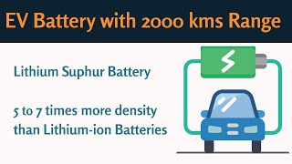 2000km Electric Car Range with Lithium Sulphur Battery | #eCharged