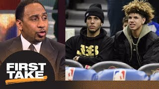Stephen A. Smith: We don't even know if LiAngelo & LaMelo can play D1 basketball | First Take | ESPN